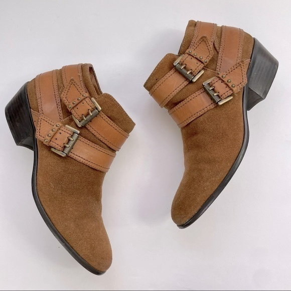 Sam Edelman Pippen Double Buckle‎ Ankle Bootie - Picture 1 of 14